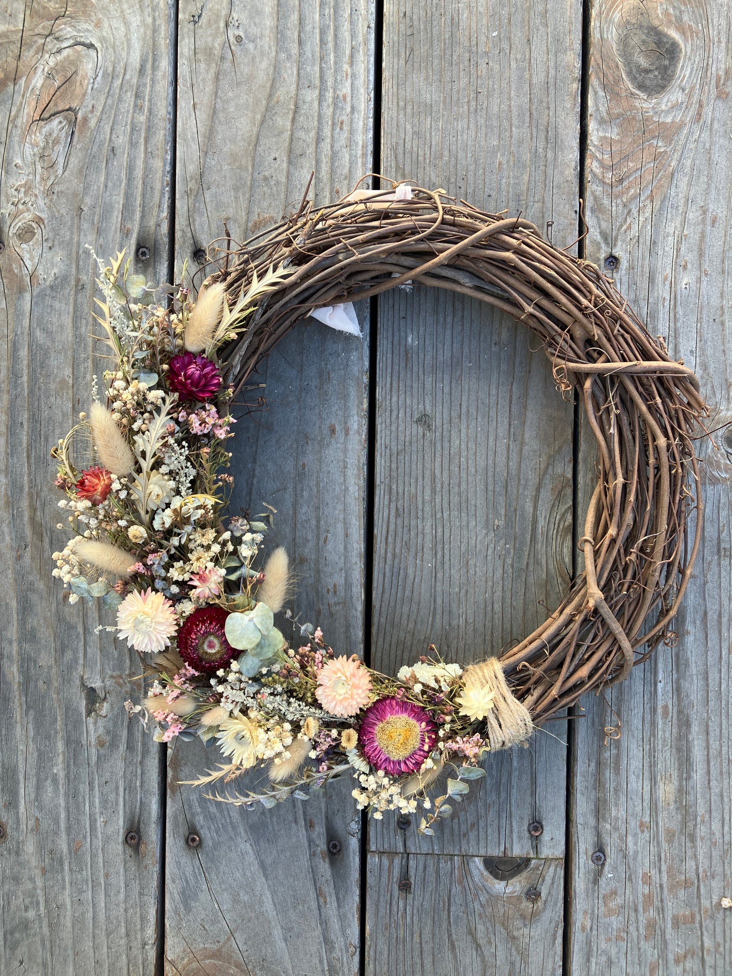 Wildflower Wreath - Large Crescent