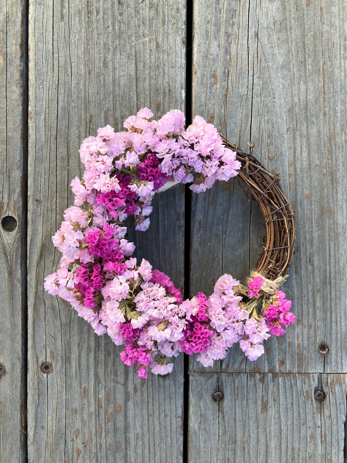 Wildflower Wreath - Mini Crescent