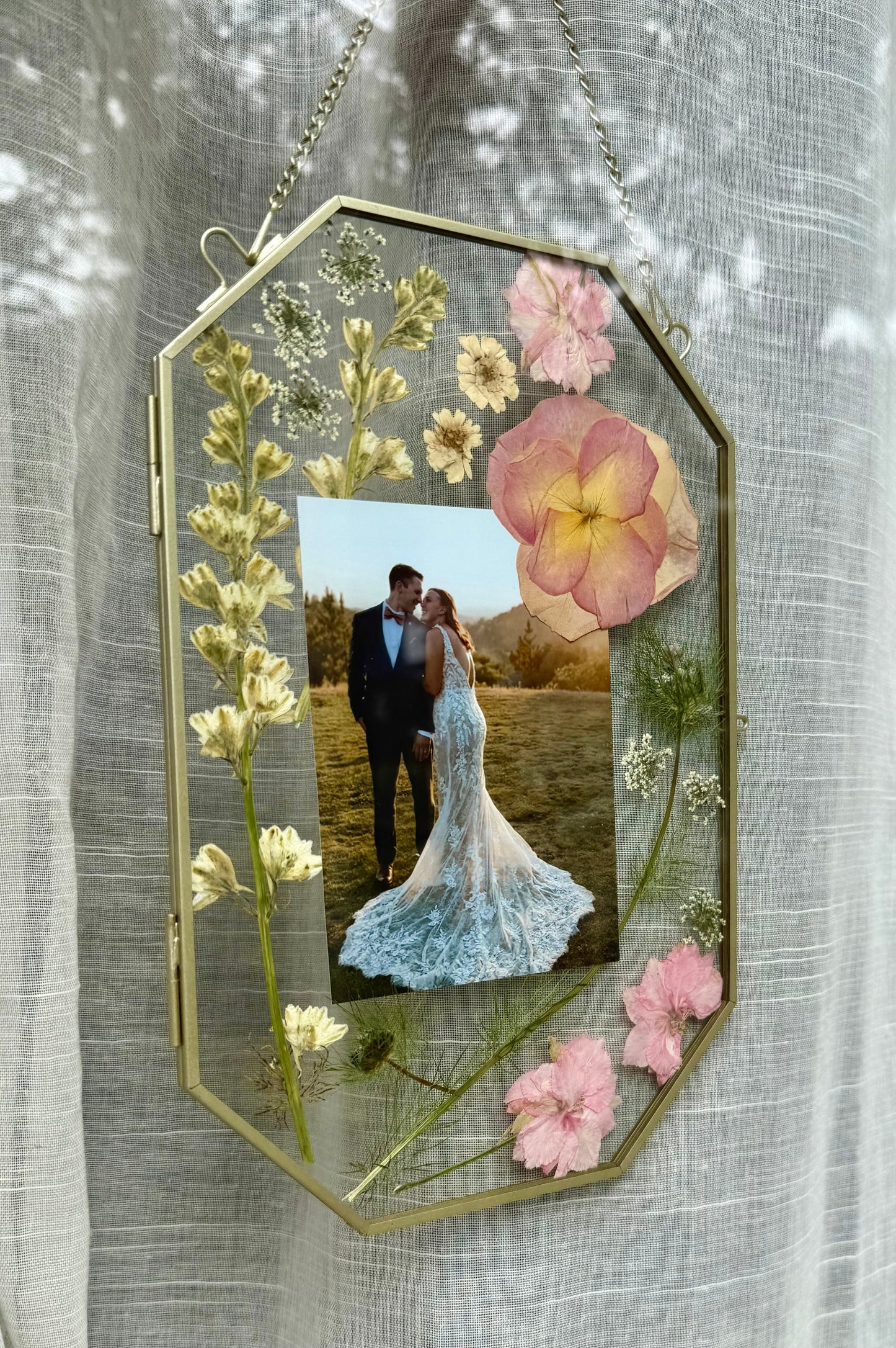 Pressed Wedding Florals - Photo Frame