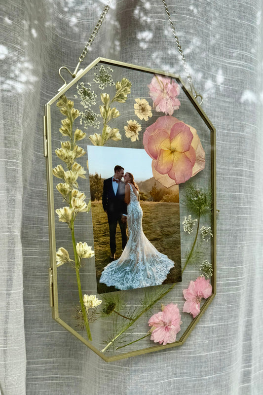 Pressed Wedding Florals - Photo Frame