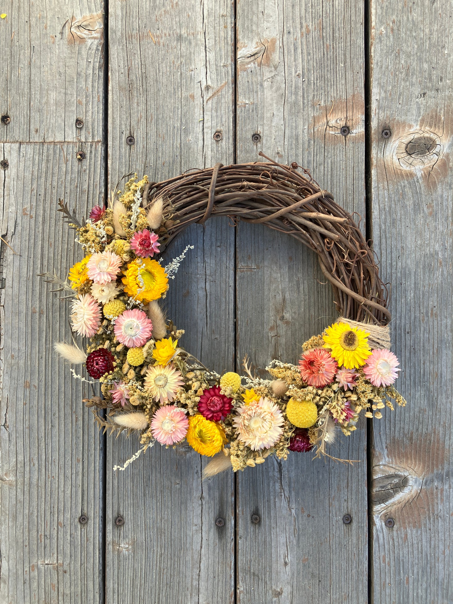 Wildflower Wreath - Small Crescent