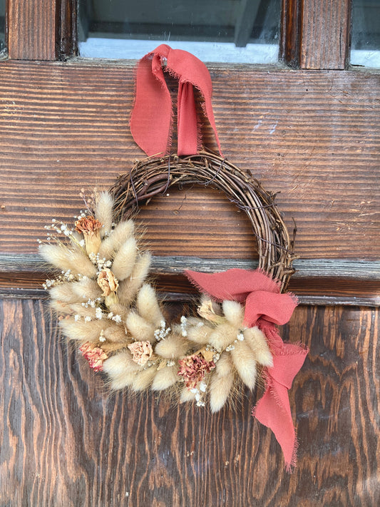 Custom Wildflower Wreath - Mini Crescent