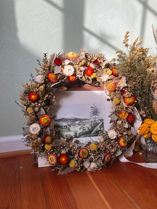 Custom Wildflower Wreath - Large