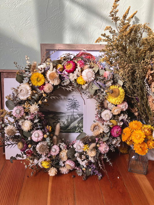 Wildflower Wreath - Medium